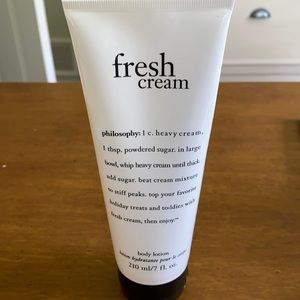 New Philosophy Fresh Cream body lotion